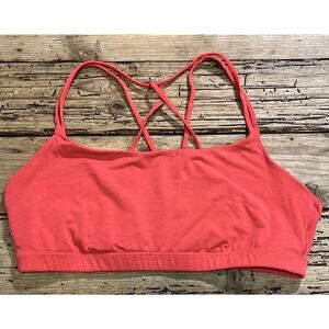 GapFit Low Impact Women’s Size XL Red Orange Sports Bra No Padding